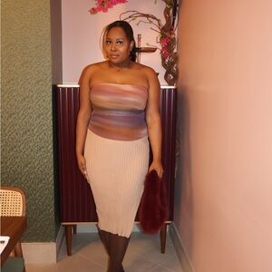 Striped Tube Top
